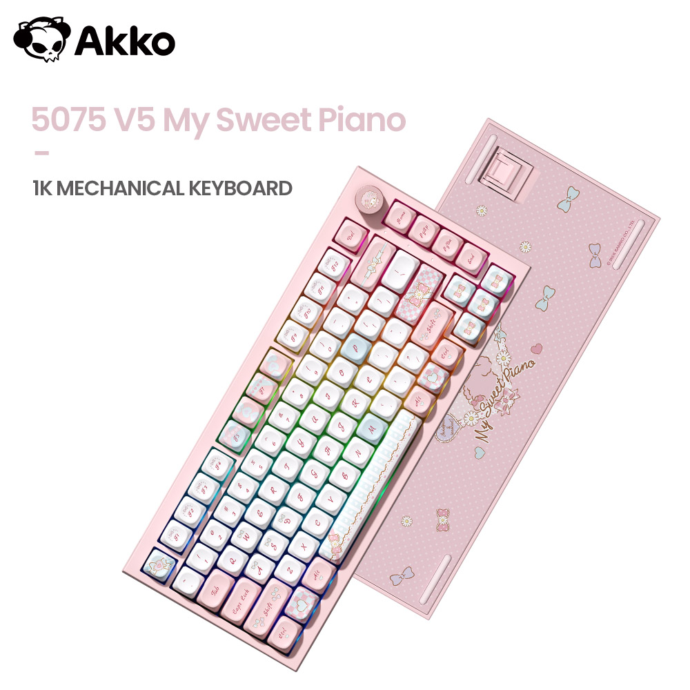 Gaming Keyboard Hot Swappable - Tastiera Meccanica Akko 5075 V5 My