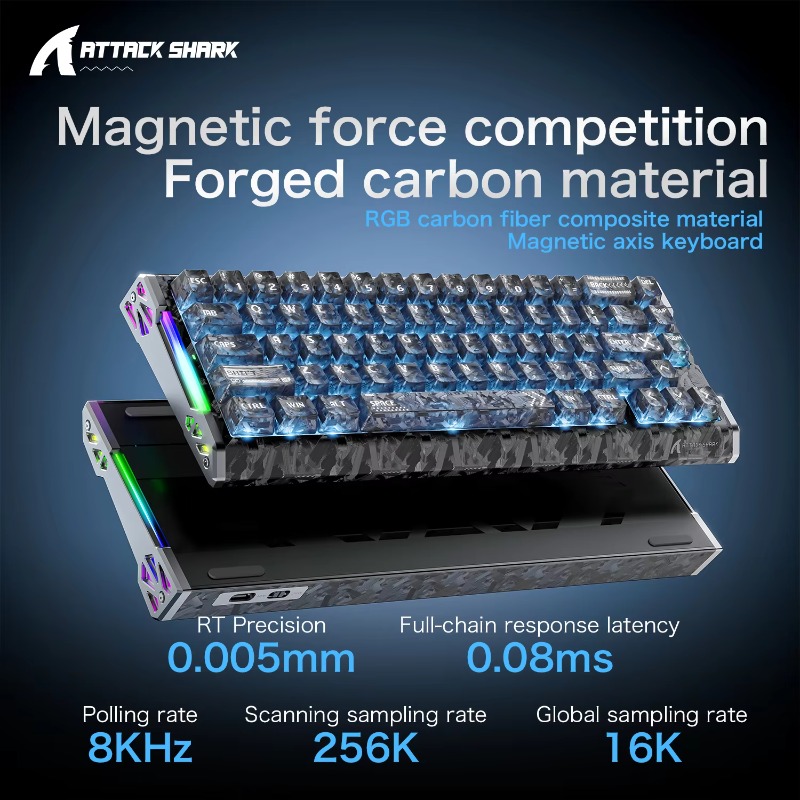 Tastiera Attack Shark per R86  - Gaming Keyboard No Rgb recensione e prezzo