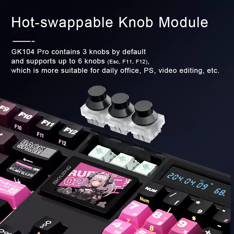 Tastiera Meccanica Wireless SK - Gaming Keyboard Hot Swappable recensione e prezzo