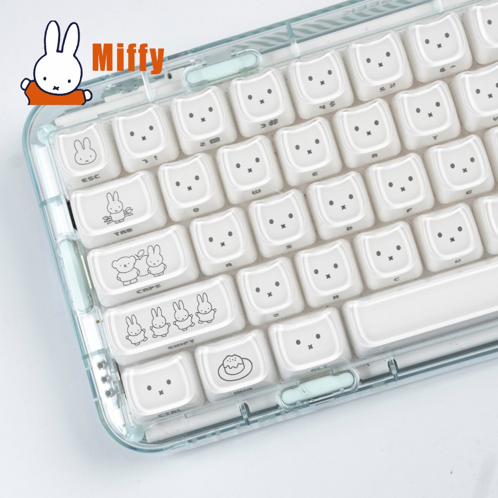 Keycaps Kawaii Miffy, Tasti a  - Gaming Keyboard Nearby recensione e prezzo