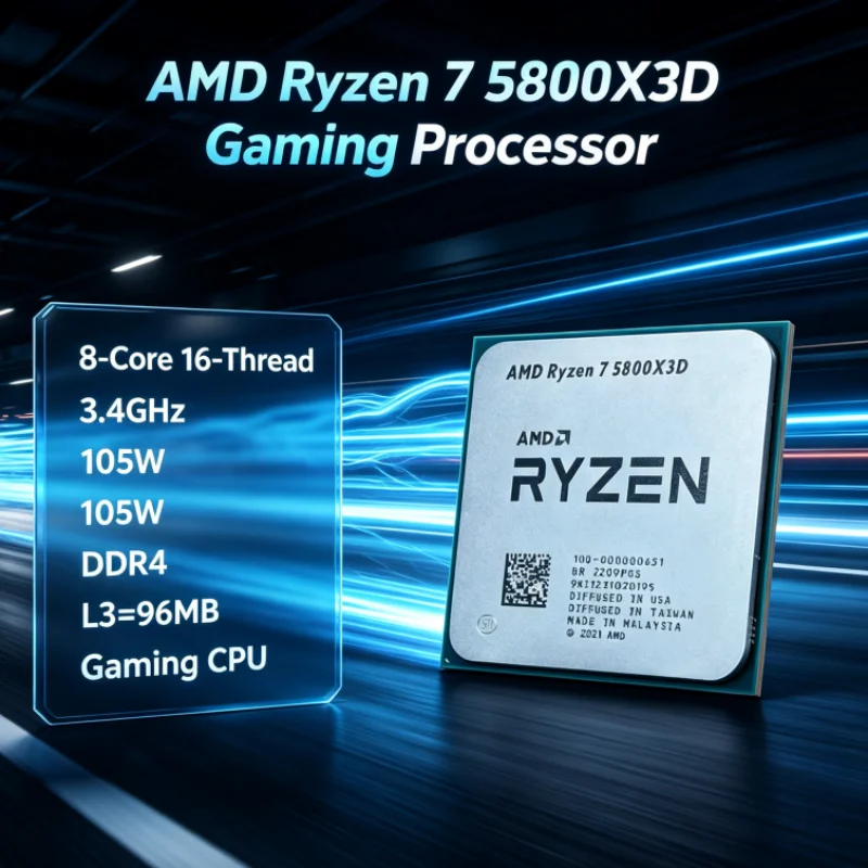 Processore AMD R7 5800X3D 96 M - Amd Cpu Ryzen 7 recensione e prezzo