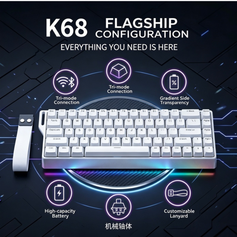 Tastiera Meccanica Wireless K6 - Gaming Keyboard Hot Swappable recensione e prezzo
