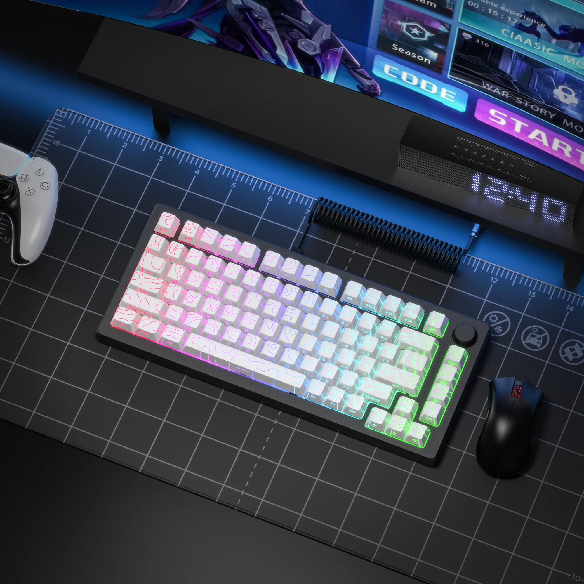2026 Super New White Topograph - Gaming Keyboard 2026 recensione e prezzo