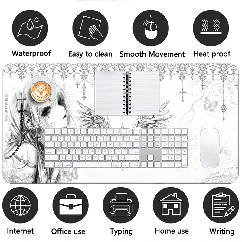Tappetino per mouse in pelle,  - Gaming Keyboard Nearby recensione e prezzo