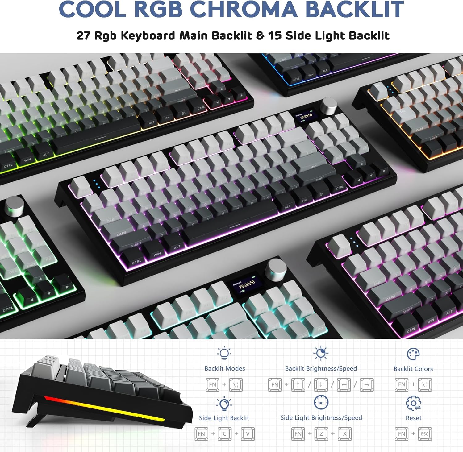ATTACK SHARK K86 RGB Tastiera  - Gaming Keyboard Hot Swappable recensione e prezzo